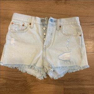 Levi’s button-fly denim shorts
